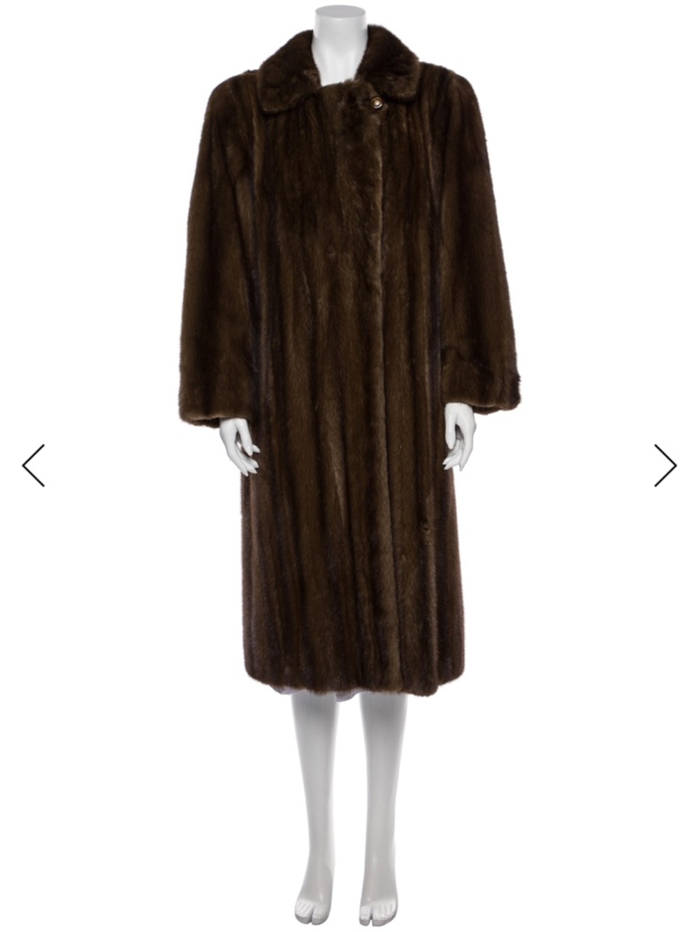 Brown Fur Long Coat